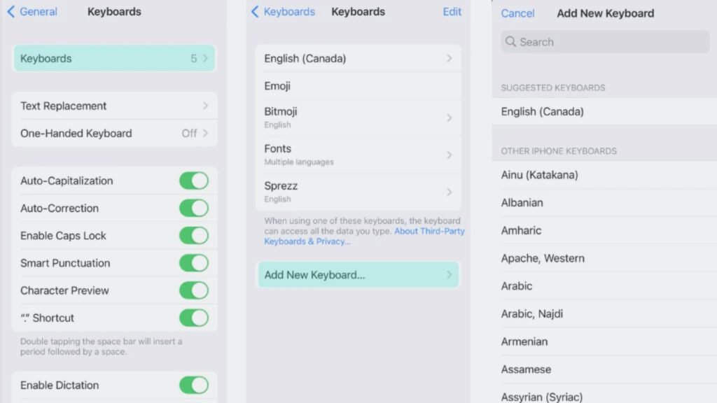 How to Change Keyboard to Arabic on iPhone (iOS)